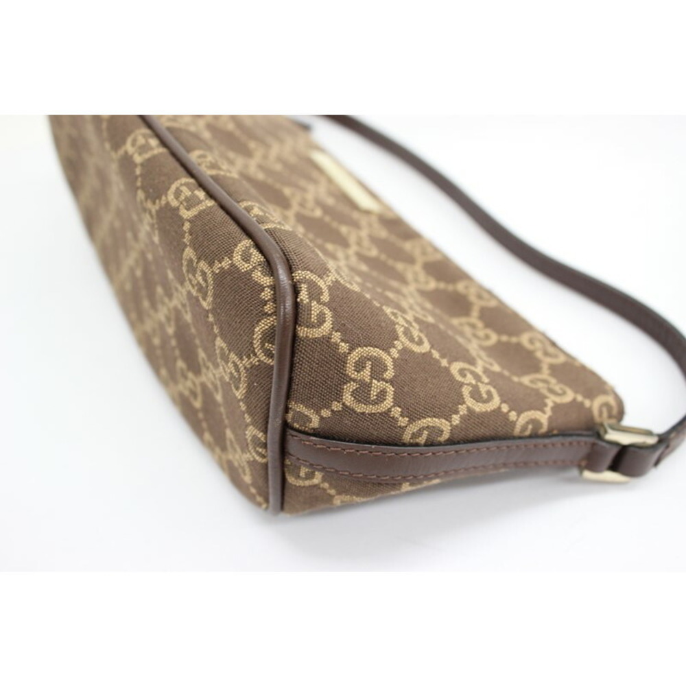 Gucci Pouch Brown Accessory Pattern Cosmetic Gg - image 4